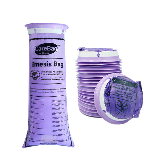 CareBag® Emesis Bag with Solidifier Pod - Case of 240