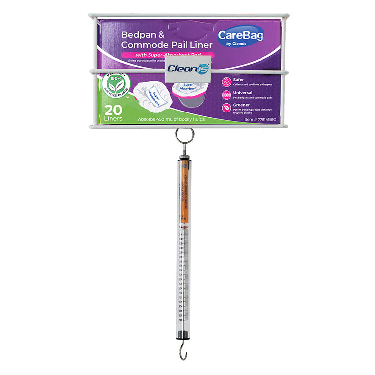 CareBag® Bedpan & Commode Pail Liner with Super-Absorbent Pad - Case of 360