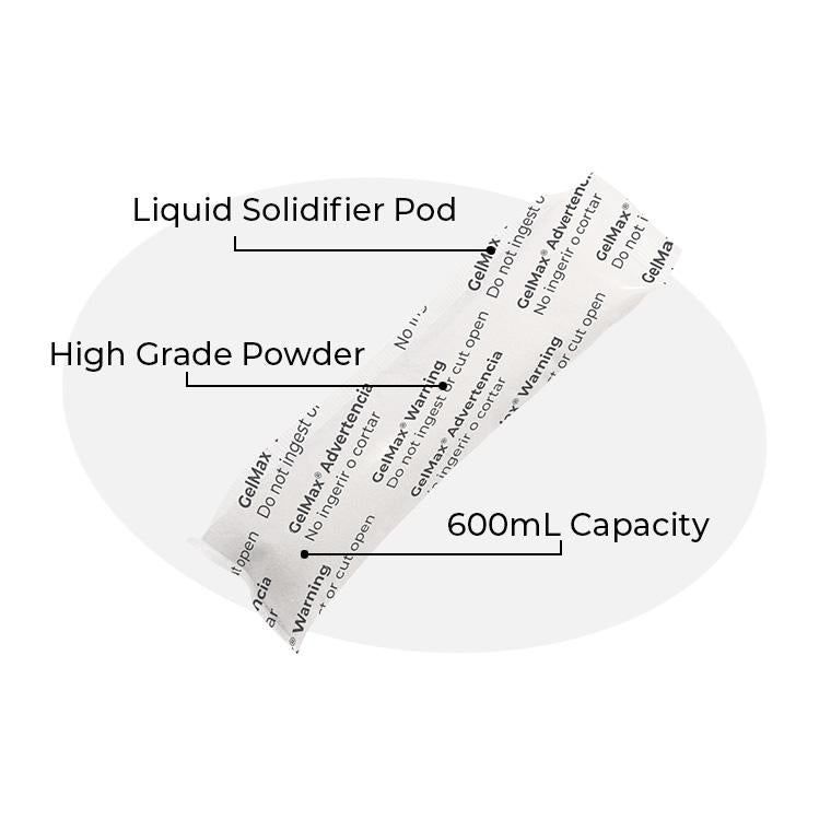 GelMax® Soluble Solidifier Pod - Case of 1200